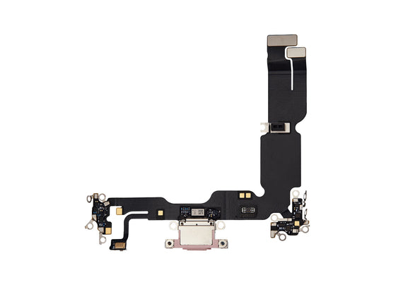 Charging Port for iPhone 15 Plus (Purple)-Pink Charging Port for iPhone 15 Plus (Purple)-Pink